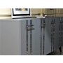 HANAH HOME Komoda Asel Anthracite Silver - slika 3