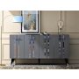 HANAH HOME Komoda Asel Anthracite Silver - slika 1