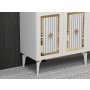 HANAH HOME Komoda Nora White Gold - slika 3