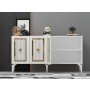 HANAH HOME Komoda Nora White Gold - slika 4