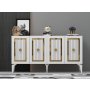 HANAH HOME Komoda Nora White Gold - slika 1