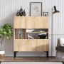 HANAH HOME Komoda Krista Sapphire Oak - slika 1