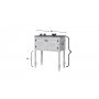 HANAH HOME Komoda Ada Dresser Red - slika 4