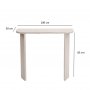HANAH HOME Komoda Ikigai White - slika 4