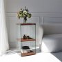 HANAH HOME Polica Aqua 2 Natural - slika 1