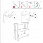 HANAH HOME Polica Step - slika 5
