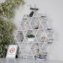 WALLXPERT Polica HEXBEYAZ M - slika 4