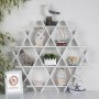 WALLXPERT Polica HEXBEYAZ M - slika 1