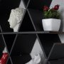 WALLXPERT Polica HEXSYH M - slika 5