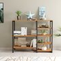 HANAH HOME Polica Sera Atlantic Pine Black - slika 2