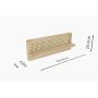 HANAH HOME Zidna polica DZYD0024 - slika 3