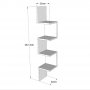 HANAH HOME Zidna polica WL9 W - slika 4