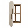 HANAH HOME Zidna polica Rose Walnut Cream - slika 4