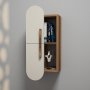 HANAH HOME Zidna polica Rose Walnut Cream - slika 1