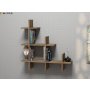 HANAH HOME Zidna polica 3Gen Oak - slika 1