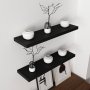 HANAH HOME Zidna polica Gizli2 80 Black - slika 3