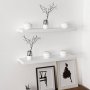 HANAH HOME Zidna polica Gizli2 80 White - slika 1