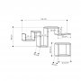 HANAH HOME Zidna polica Follow Oak - slika 3
