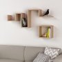 HANAH HOME Zidna polica Follow Oak - slika 1