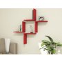 HANAH HOME Zidna polica Alfa Red - slika 3
