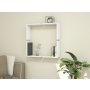 HANAH HOME Zidna polica Alfa White - slika 1