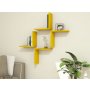 HANAH HOME Zidna polica Alfa Yellow - slika 3