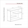 HANAH HOME Zidna polica Tino Walnut - slika 4