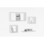 HANAH HOME Zidna polica Babi White - slika 3