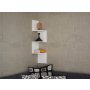 HANAH HOME Zidna polica Corner White - slika 1
