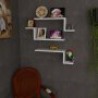 HANAH HOME Zidna polica Lowa White - slika 2