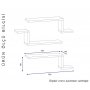 HANAH HOME Zidna polica Lowa White - slika 4