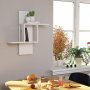 HANAH HOME Zidna polica Mill White - slika 1