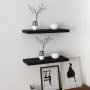 HANAH HOME Zidna polica Gizli2 60 Black - slika 1