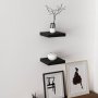 HANAH HOME Zidna polica Gizli2 23 Black - slika 2