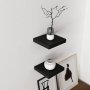 HANAH HOME Zidna polica Gizli2 23 Black - slika 3