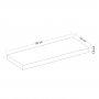 HANAH HOME Zidna polica Gizli 60 Old Style - slika 5