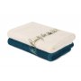 L`ESSENTIEL MAISON Set 2 peškira 409 Cream Dark Petrol Blue - slika 1