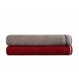 L`ESSENTIEL MAISON Set 2 peškira 408 Claret Red Grey - slika 2