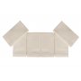 L`ESSENTIEL MAISON Set 6 peškira Rainbow Cream - slika 3