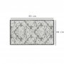 L`ESSENTIEL MAISON Peškir Damask Yard Dyed White Grey - slika 3