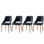 HANAH HOME Stolice Acelya Black 1 - slika 1