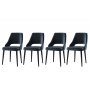 HANAH HOME Stolice Acelya Black 3 - slika 1