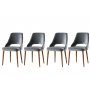HANAH HOME Stolice Acelya Grey 1 - slika 1