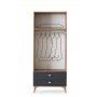 HANAH HOME Garderober Irmak 12229 Oak Anthracite - slika 2