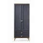 HANAH HOME Garderober Irmak 12229 Oak Anthracite - slika 1