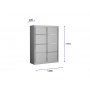 HANAH HOME Garderober Stella White - slika 5