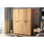 HANAH HOME Garderober Feraye 4 Kapakli Atlantic Pine - slika 1