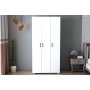 HANAH HOME Garderober Feraye 3 Kapakli White - slika 2