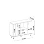 HANAH HOME Ormar Pietro White - slika 5