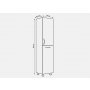 HANAH HOME Ormar Mundo White - slika 4